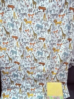 Safari Animal Baby Crib bedding set New see details